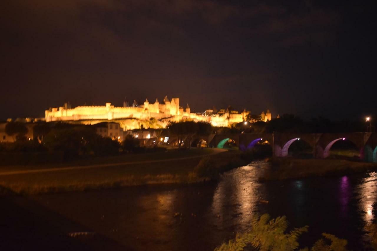 L'Or Vert, Castle View, Private Parking, Air Conditioner, Netflix, 160M From Medieval Town Carcassonne Exteriér fotografie